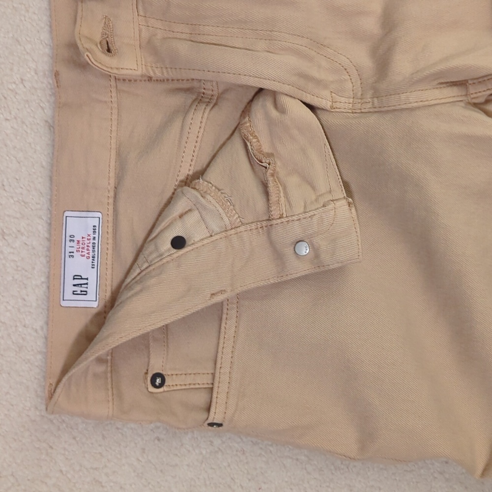 Gap Slim Tan jeans - Gap flex - Picture 2 of 2